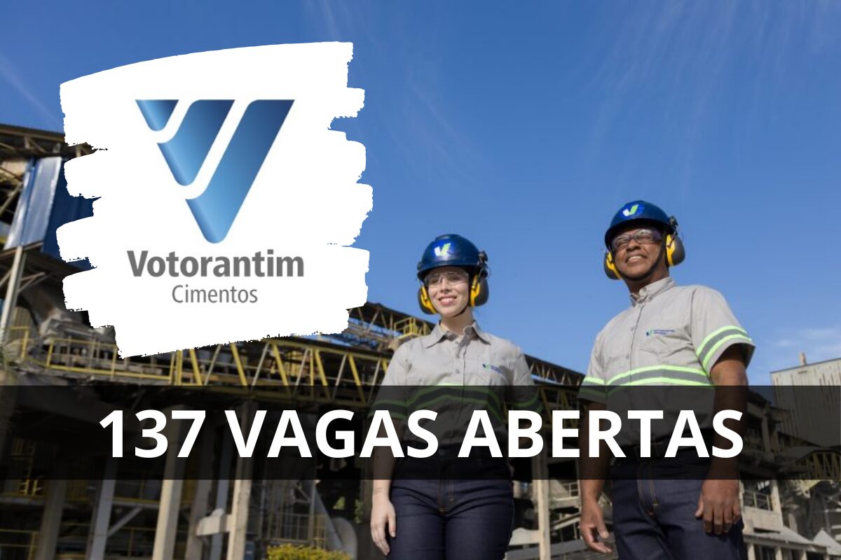 Votorantim Cimentos Abre 137 Vagas De Emprego Para Diversas Áreas E ...