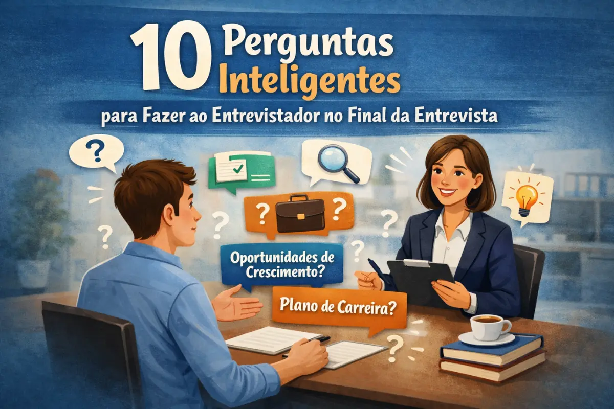 10 Perguntas Inteligentes para Fazer ao Entrevistador no Final da ...