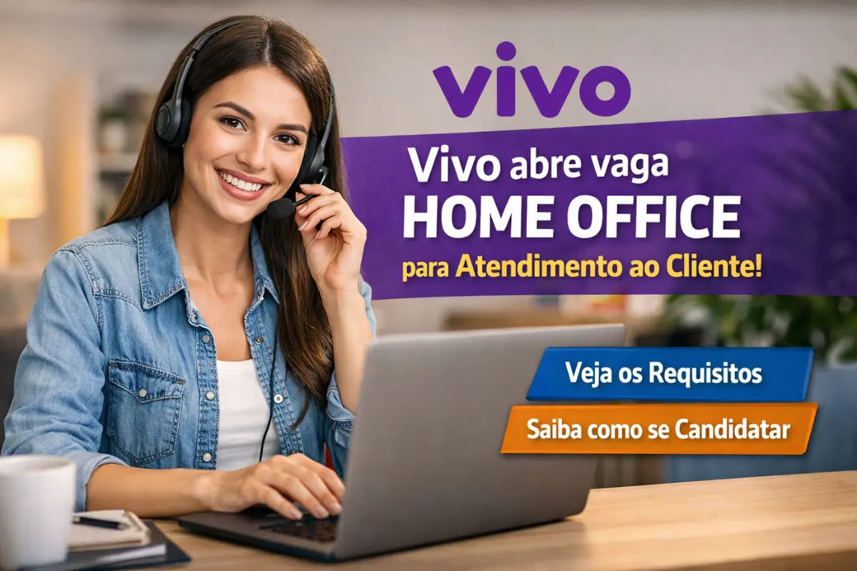 Vivo Abre Vaga HOME OFFICE para Atendimento ao Cliente; Veja Requisitos ...